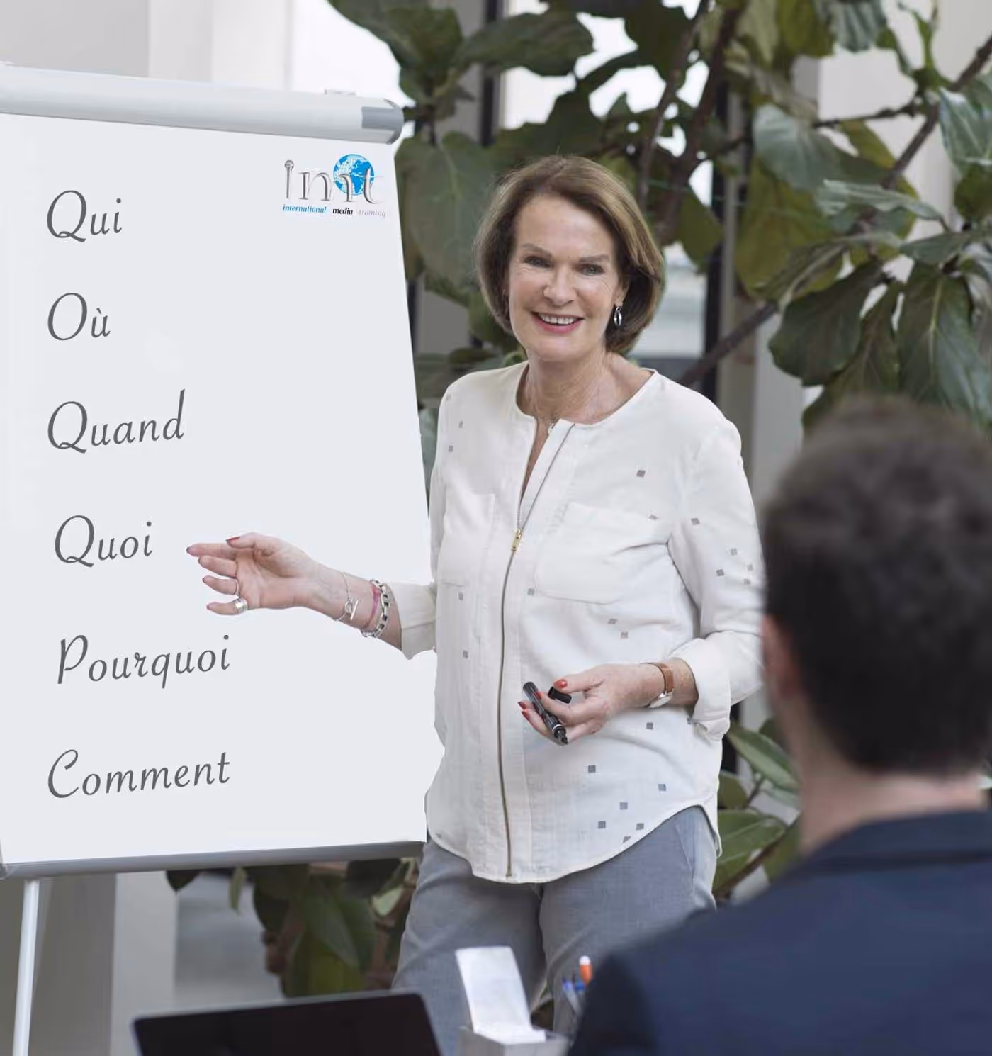 Les formateurs d'International Media Training en session